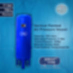SVP11750-v01 | Vertical Painted Air Pressure Vessel | 750 liters,11Bar